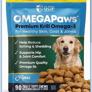 OMEGAPaws Premium Krill Omega-3 Soft Chews